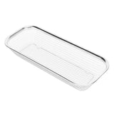 Stainless Steel Utensil Drying Rack Multifunctional Cutlery Drain Basket for Chopsticks Knives Spoons Grid Type