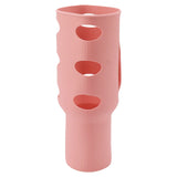 Silicone Boot for 40oz Insulated Cup Anti Slip Wear Proof Cup Protective Sleeve Cover for Home Travel Pink - Side View