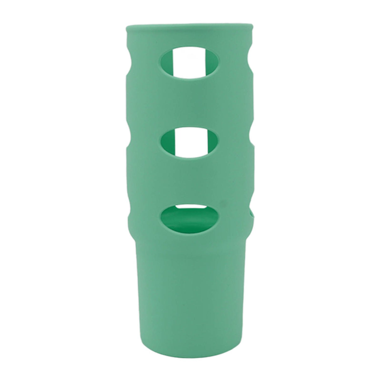 Cup Protector Sleeve Slip Resistant All Wrapped Detachable Silicone Water Cup Boot for 30oz Cups Green