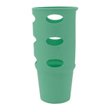 Cup Protector Sleeve Slip Resistant All Wrapped Detachable Silicone Water Cup Boot for 30oz Cups Green