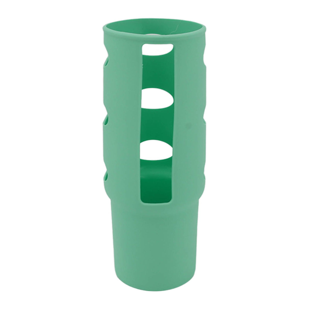 Cup Protector Sleeve Slip Resistant All Wrapped Detachable Silicone Water Cup Boot for 30oz Cups Green