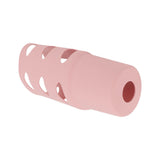 Cup Protector Sleeve Slip Resistant All Wrapped Detachable Silicone Water Cup Boot for 30oz Cups Light Pink - Close-Up Angle