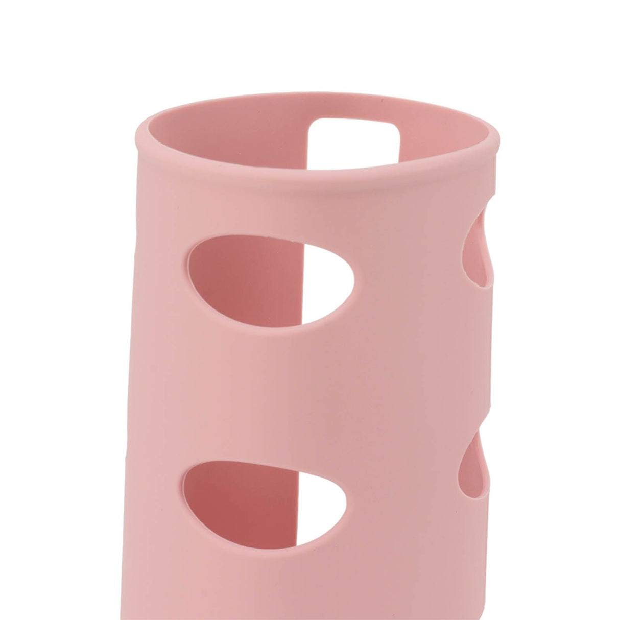 Cup Protector Sleeve Slip Resistant All Wrapped Detachable Silicone Water Cup Boot for 30oz Cups Light Pink