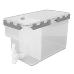 Refrigerator Drink Cold Kettle Large Capacity Multi Function Beverage Storage Kettle With Filter 3.5L Grey