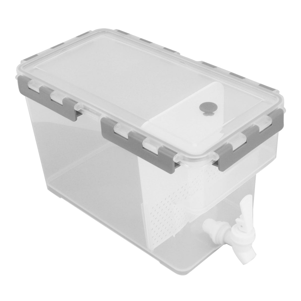 Refrigerator Drink Cold Kettle Large Capacity Multi Function Beverage Storage Kettle With Filter 3.5L Grey