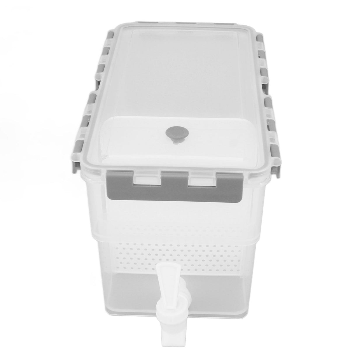 Refrigerator Drink Cold Kettle Large Capacity Multi Function Beverage Storage Kettle With Filter 3.5L Grey