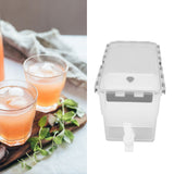 Refrigerator Drink Cold Kettle Large Capacity Multi Function Beverage Storage Kettle With Filter 3.5L Grey