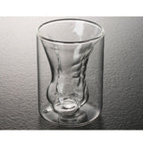 Body Shape Glass Cup Double Layer Beer Whisky Drinking Shot Glass for Party Gathering Bar Man Body Shaped - Close-Up Angle