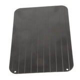 Quick Defrosting Tray Non Stick Coating Rugged Highly Efficient Defrosting Plate for Kitchen Home S:23x16.5x0.3cm/9.1x6.5x0.1in - Side View