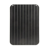 Quick Defrosting Tray Non Stick Coating Rugged Highly Efficient Defrosting Plate for Kitchen Home S:23x16.5x0.3cm/9.1x6.5x0.1in - Top-Down View