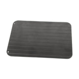 Quick Defrosting Tray Non Stick Coating Rugged Highly Efficient Defrosting Plate for Kitchen Home S:23x16.5x0.3cm/9.1x6.5x0.1in