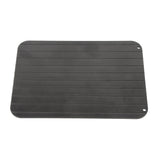 Quick Defrosting Tray Non Stick Coating Rugged Highly Efficient Defrosting Plate for Kitchen Home S:23x16.5x0.3cm/9.1x6.5x0.1in