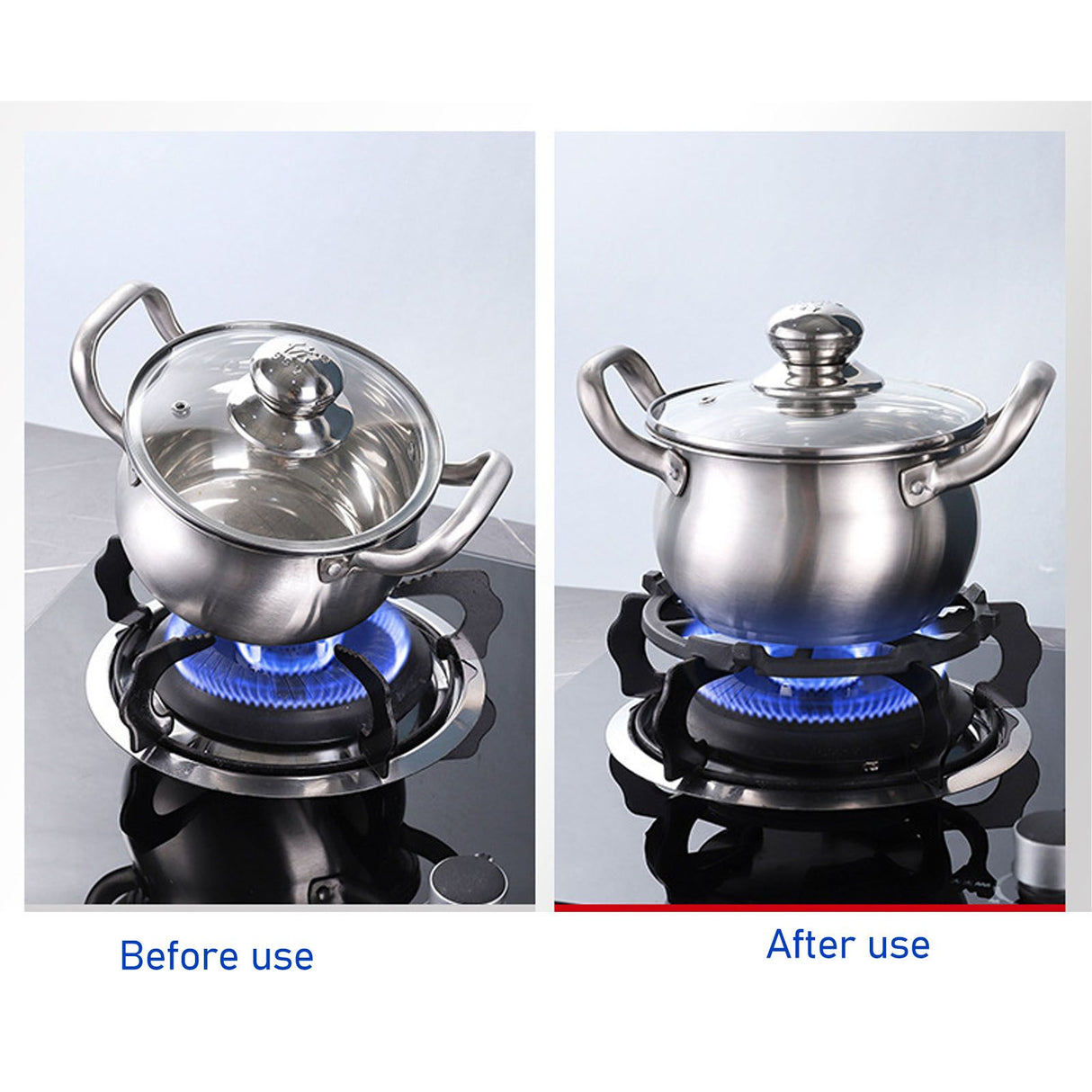 Stove Burner Grate Gas Range Burner Grate Milk Pot Holder for 4 Or 5 Feet Gas Cooker