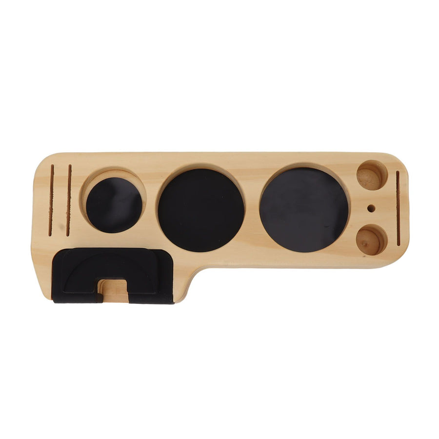 Wooden Coffee Tamper Holder Prevent Slip Stable Multifunctional for Home Cafe Restaurant Hotel Office 51