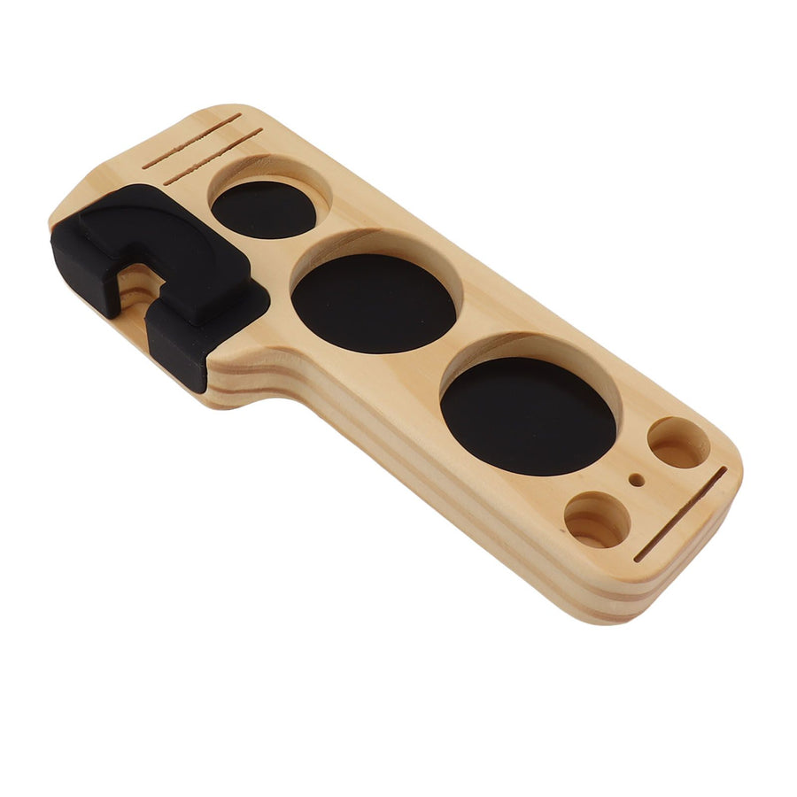 Wooden Coffee Tamper Holder Prevent Slip Stable Multifunctional for Home Cafe Restaurant Hotel Office 51