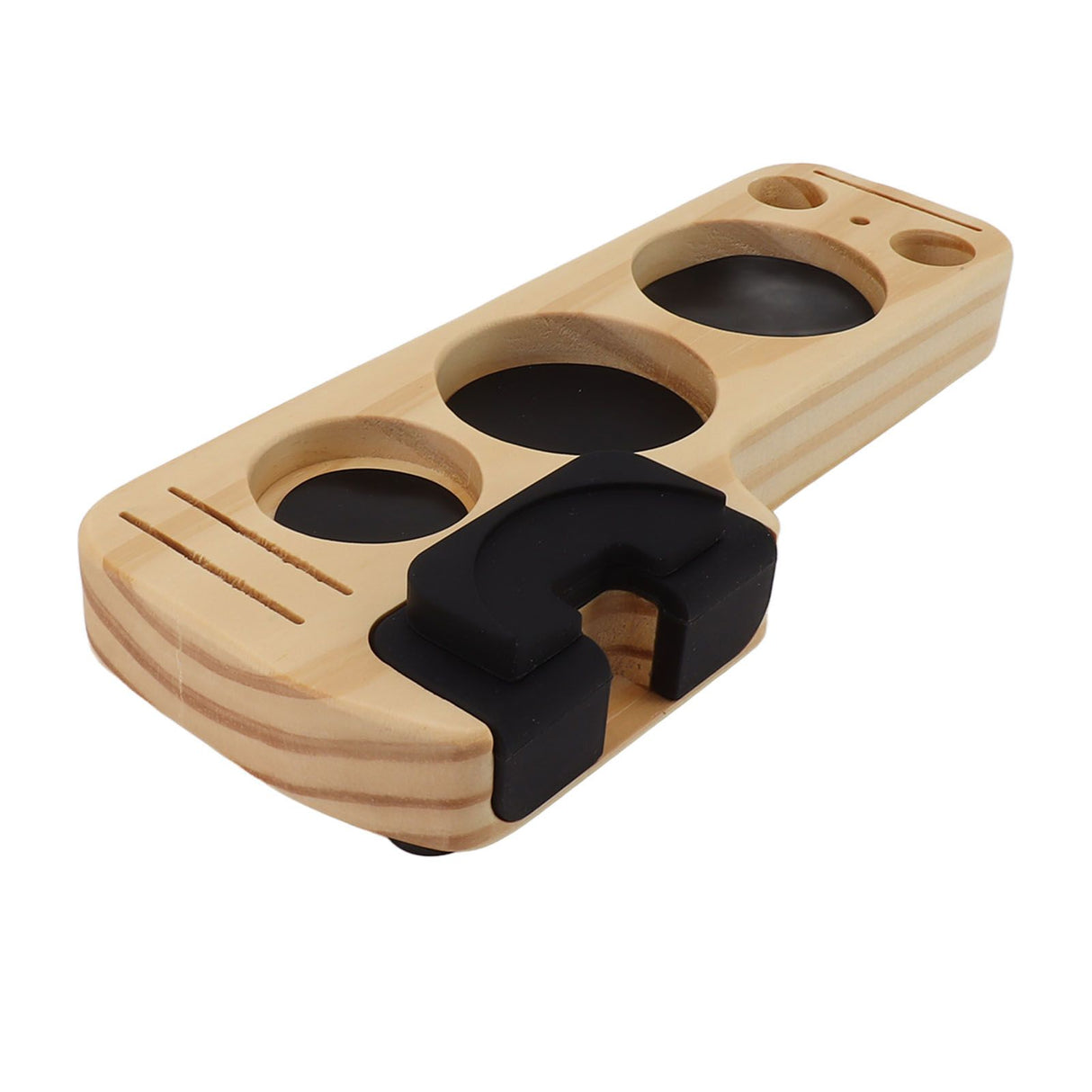Wooden Coffee Tamper Holder Prevent Slip Stable Multifunctional for Home Cafe Restaurant Hotel Office 51