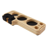 Wooden Coffee Tamper Holder Prevent Slip Stable Multifunctional for Home Cafe Restaurant Hotel Office 51 - Low Angle