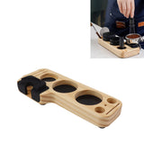 Wooden Coffee Tamper Holder Prevent Slip Stable Multifunctional for Home Cafe Restaurant Hotel Office 51