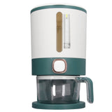 Rice Dispenser Household Food Grade Dry Sealed Grain Cereal Dispenser Bucket for Rice Millet Black Rice Barley Mung Beans Red Beans Large Jewel Green
