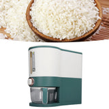 Rice Dispenser Household Food Grade Dry Sealed Grain Cereal Dispenser Bucket for Rice Millet Black Rice Barley Mung Beans Red Beans Large Jewel Green