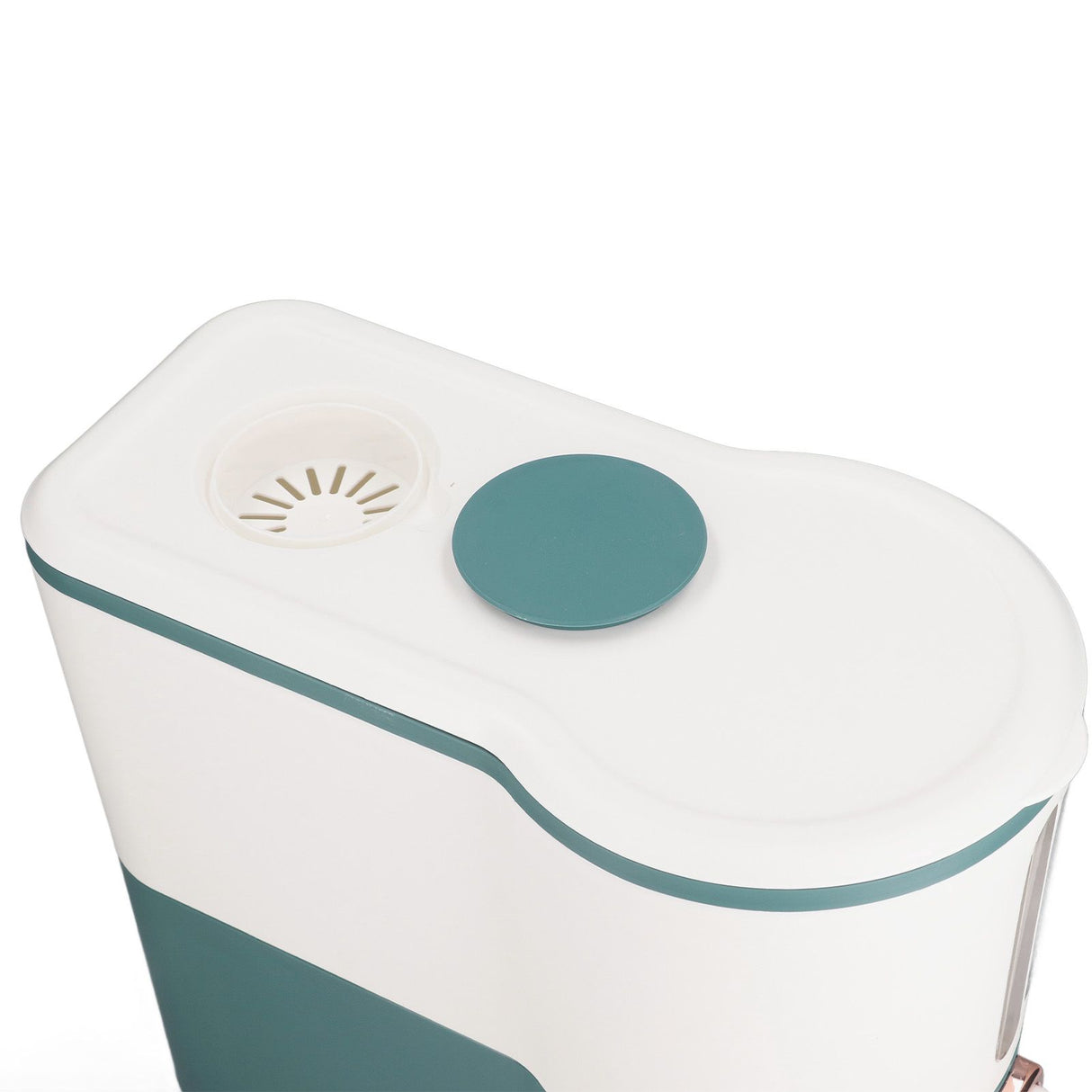Rice Dispenser Household Food Grade Dry Sealed Grain Cereal Dispenser Bucket for Rice Millet Black Rice Barley Mung Beans Red Beans Large Jewel Green