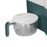 Rice Dispenser Household Food Grade Dry Sealed Grain Cereal Dispenser Bucket for Rice Millet Black Rice Barley Mung Beans Red Beans Large Jewel Green