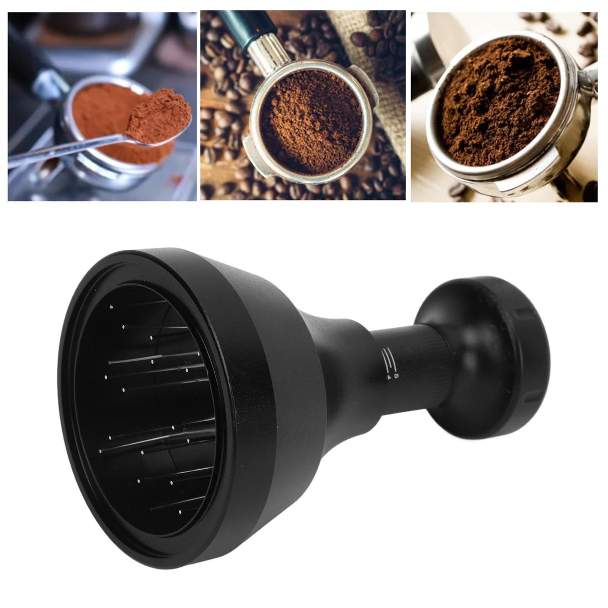 Coffee Needle Tamper Coffee Powder Stirring Distributor Tool for Home Coffee Shop 53MM Needle