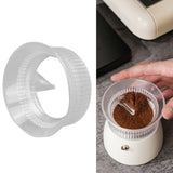 Moka Coffee Distributor Splash Proof Dosing Funnel Coffee Dosing Ring for Single And Dual Valve Moka Pot Transparent For Three 150ml