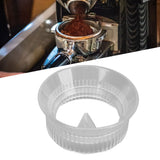 Moka Coffee Distributor Splash Proof Dosing Funnel Coffee Dosing Ring for Single And Dual Valve Moka Pot Transparent For Three 150ml