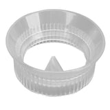 Moka Coffee Distributor Splash Proof Dosing Funnel Coffee Dosing Ring for Single And Dual Valve Moka Pot Transparent For Six 300ml - 45-Degree Angle