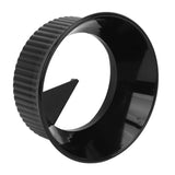 Moka Coffee Distributor Splash Proof Dosing Funnel Coffee Dosing Ring for Single And Dual Valve Moka Pot Black For Six 300ml