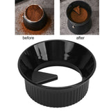 Moka Coffee Distributor Splash Proof Dosing Funnel Coffee Dosing Ring for Single And Dual Valve Moka Pot Black For Six 300ml - Extra Image