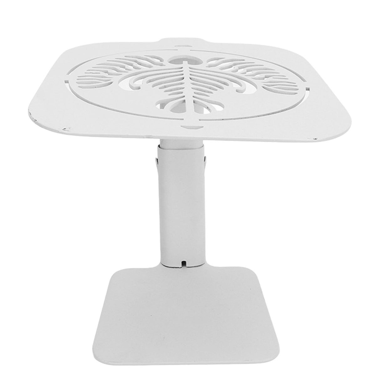 Coffee Weighing Rack Carbon Steel Adjustable Height Waterproof Scale Rod Protection Stand for Coffee Machine White Latte Pattern