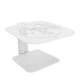 Coffee Weighing Rack Carbon Steel Adjustable Height Waterproof Scale Rod Protection Stand for Coffee Machine White Latte Pattern