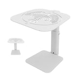 Coffee Weighing Rack Carbon Steel Adjustable Height Waterproof Scale Rod Protection Stand for Coffee Machine White Latte Pattern - Extra Image