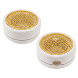 Ceramic Tea Pot Warmer with 11.8cm Gold Gasket Circular Concave Tea Kettle Heating Base for Home Kitchen Countertops - Extra Image