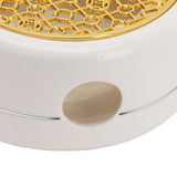 Ceramic Tea Pot Warmer with 11.8cm Gold Gasket Circular Concave Tea Kettle Heating Base for Home Kitchen Countertops - Extra Image