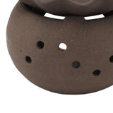 Ceramic Tea Roaster Loose Leaf Tea Warmer Tea Fragrance Roasting Baking Pot with Stainless Steel Spoon