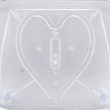 Refrigerator Turntable Organizer Transparent Rectangular Countertop Condiment Storage Rack for Household Kitchen Small Size - Extra Image