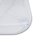 Refrigerator Turntable Organizer Transparent Rectangular Countertop Condiment Storage Rack for Household Kitchen Small Size - Extra Image