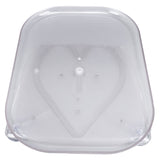 Refrigerator Turntable Organizer Transparent Rectangular Countertop Condiment Storage Rack for Household Kitchen Big Size