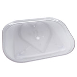Refrigerator Turntable Organizer Transparent Rectangular Countertop Condiment Storage Rack for Household Kitchen Big Size