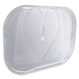Refrigerator Turntable Organizer Transparent Rectangular Countertop Condiment Storage Rack for Household Kitchen Big Size - Extra Image