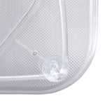 Refrigerator Turntable Organizer Transparent Rectangular Countertop Condiment Storage Rack for Household Kitchen Big Size