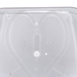 Refrigerator Turntable Organizer Transparent Rectangular Countertop Condiment Storage Rack for Household Kitchen Big Size - Extra Image