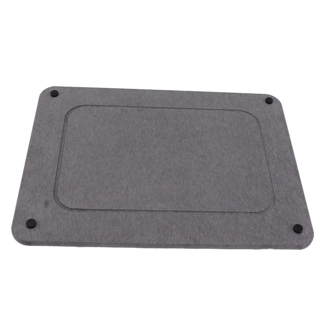 Fast Drying Sink Tray Anti Slip Water Absorption Diatomaceous Earth Sink Caddy Organizer Sponge Holder Stand for Bathroom Kitchen Dining Room Grey