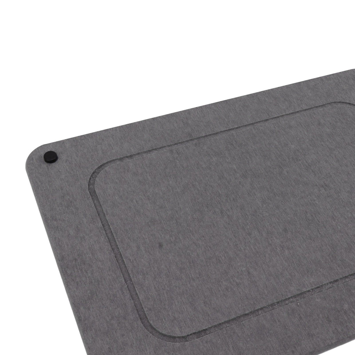 Fast Drying Sink Tray Anti Slip Water Absorption Diatomaceous Earth Sink Caddy Organizer Sponge Holder Stand for Bathroom Kitchen Dining Room Grey