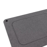 Fast Drying Sink Tray Anti Slip Water Absorption Diatomaceous Earth Sink Caddy Organizer Sponge Holder Stand for Bathroom Kitchen Dining Room Grey - Extra Image