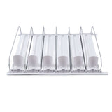 Drink Automatic Pusher Glide ABS White Width Adjustable 12oz 16oz 16.9oz 20oz Refrigerator Soda Can Organizer for Beverage 31cm/12.2in