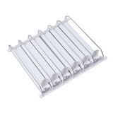 Drink Automatic Pusher Glide ABS White Width Adjustable 12oz 16oz 16.9oz 20oz Refrigerator Soda Can Organizer for Beverage 31cm/12.2in